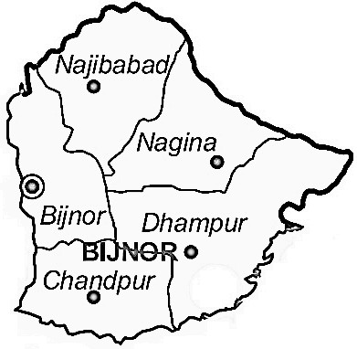 nagina city map
