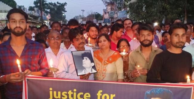 abhishek candle march